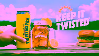 Twisted Tea Twisted Tea Lake Tea Drop Tug of War 06 Updated Music 2024 Ad Commercial Brand Imagery Photoshoot 2