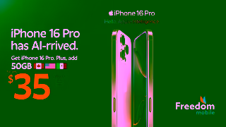 Freedom Mobile iPhone 16 Pro OLV 15s EN Ad Commercial Brand Imagery Photoshoot 2