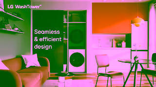 LG Electronics LG WashTower Integrated Intelligent Laundry Solution Ad Commercial Brand Imagery Photoshoot 1