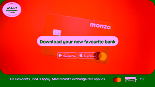Monzo Bank Pay abroad feefree with Monzo UK residents TsCs and Mastercards exchange rate apply Ad Commercial Brand Imagery Photoshoot 2
